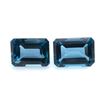 Image 1 : Natural Brazil London Blue Topaz Pair - FL