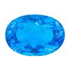 Image 1 : Natural Oval Brazil Swiss Blue Topaz - FL
