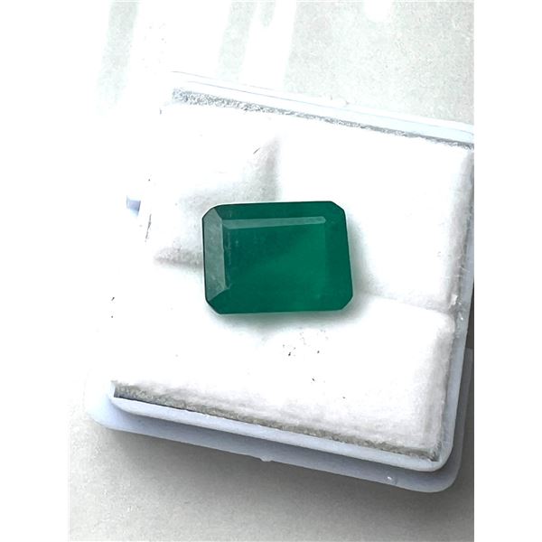 Top Quality Lab Created Octagon Emerald 6.70 Cts