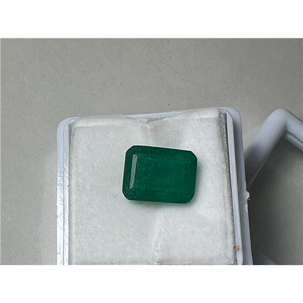 Top Quality Lab Created Octagon Emerald 6.65 Cts