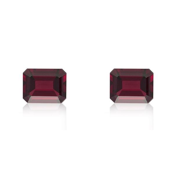 Natural Mozambique Garnet Pair - FL