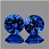 Image 1 : Natural Intense Blue Sapphire Pair [Flawless-VVS]