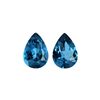 Image 1 : Natural London Blue Topaz Pair [Flawless-VVS]