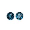 Image 1 : Natural  London Blue Topaz Pair [Flawless-VVS]