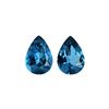 Image 1 : Natural London Blue Topaz Pair [Flawless-VVS]