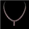 Image 1 : Natural Pigeon Blood Red Ruby Necklace