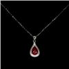 Image 1 : Natural Pigeon Blood Red Ruby Necklace