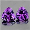 Image 1 : Natural Purple Amethyst Pair  {Flawless-VVS}