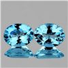Image 1 : Natural Sky Blue Topaz Pair {Flawless-VVS1}
