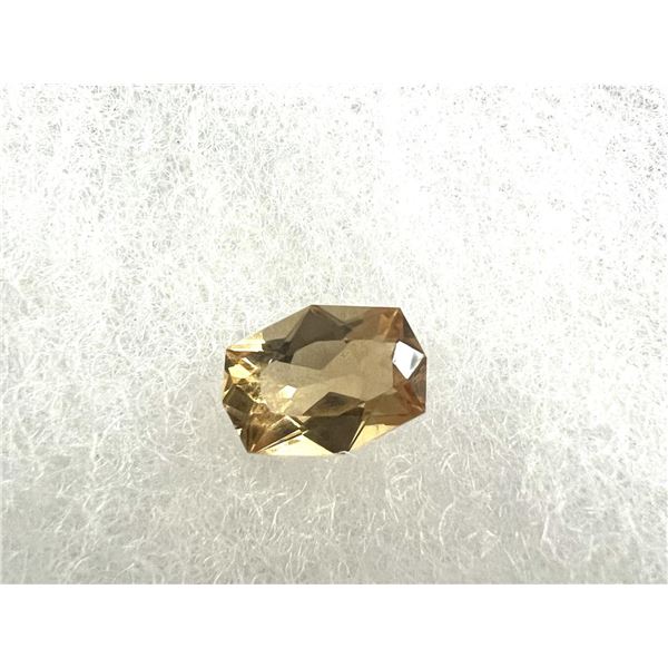 Natural Fancy  Golden Yellow Citrine 7.42 Cts [Flawless-VVS]