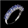 Image 1 : Natural  Blue Tanzanite Ring