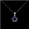 Image 1 : Natural Royal Blue Sapphire Necklace
