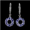 Image 1 : Natural Unheated Tanzanite Earrings