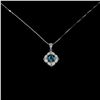 Image 2 : Natural London Blue Topaz Necklace