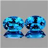 Image 1 : Natural Swiss Blue Topaz Pair {Flawless-VVS1}