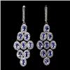 Image 1 : Natural Unheated Tanzanite Earrings