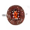 Image 1 : Natural Unheated  Mozambique Garnet Ring