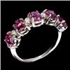 Image 2 : Natural Rhodolite Garnet Ring