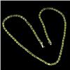 Image 1 : Natural Stunning Green Peridot 125 Cts Necklace