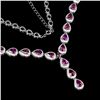 Image 2 : Natural Rhodolite Garnet Necklace