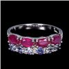 Image 1 : Natural Ruby Tanzanite Ring