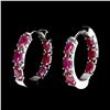 Image 1 : Natural Stunning Red Ruby Earrings