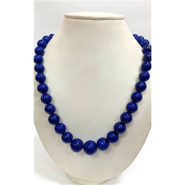 Natural Premium Quality Blue Lapis Lazuli Necklace