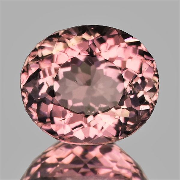 Natural Peach Pink Tourmaline 1.15 Cts { Flawless-VVS }