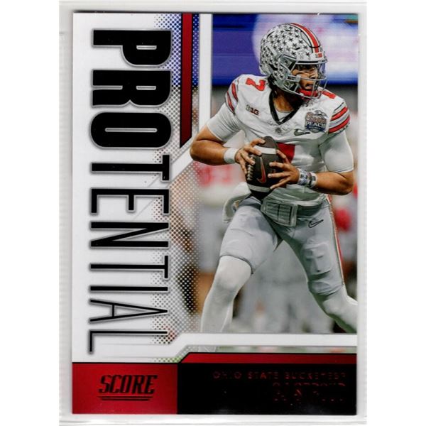 Cj Stroud 2023 Panini Score Protential Red Rookie Card #2
