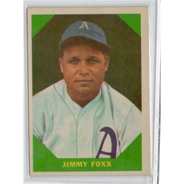Jimmy Foxx 1961 Fleer Card number 53 Great Condition