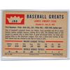 Image 2 : Jimmy Foxx 1961 Fleer Card number 53 Great Condition