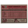 Image 2 : Rickey Henderson 1981 Topps Card number 261