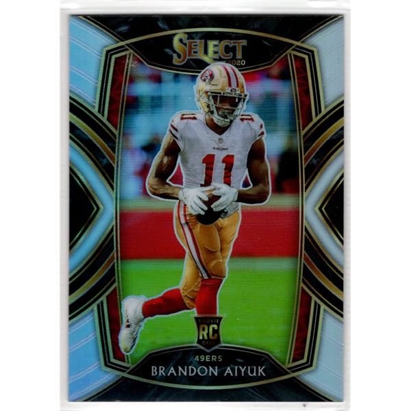 Brandon Aiyuk 2020 Panini Select Club Level Silver Prizm Rookie Card #266