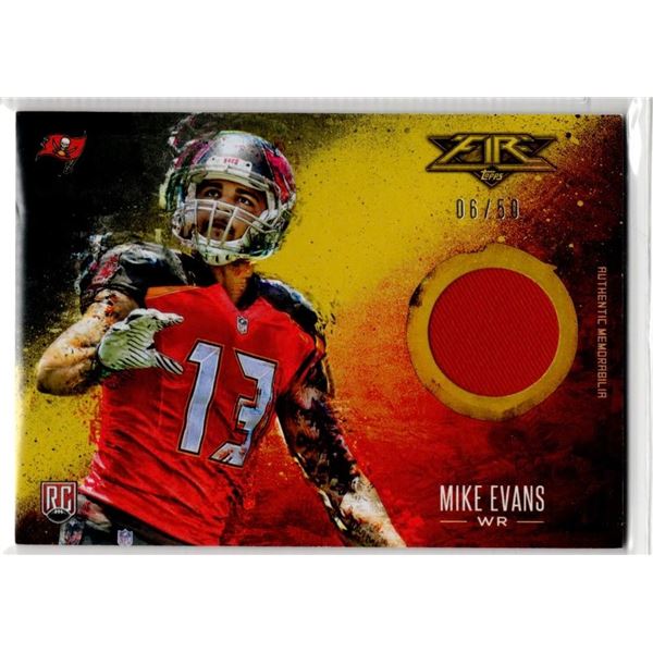 Mike Evans 2014 Topps Fire Rookie Card Patch /50 #FR-ME
