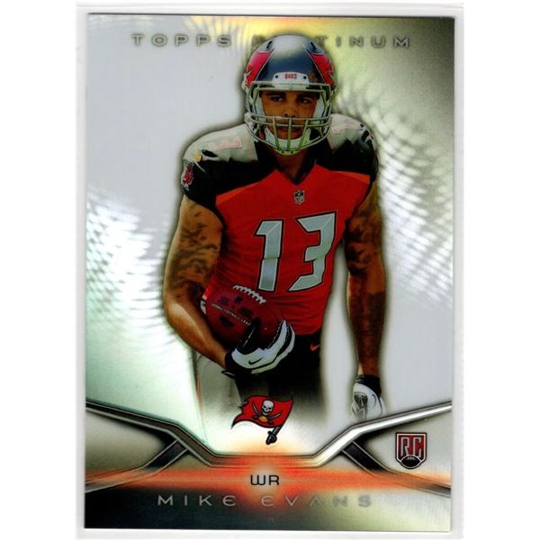Mike Evans 2014 Topps Platinum Rookie Card #150