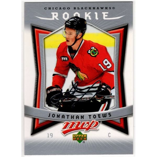 Jonathan Toews 2007-08 Upper Deck MVP Rookie Card #351