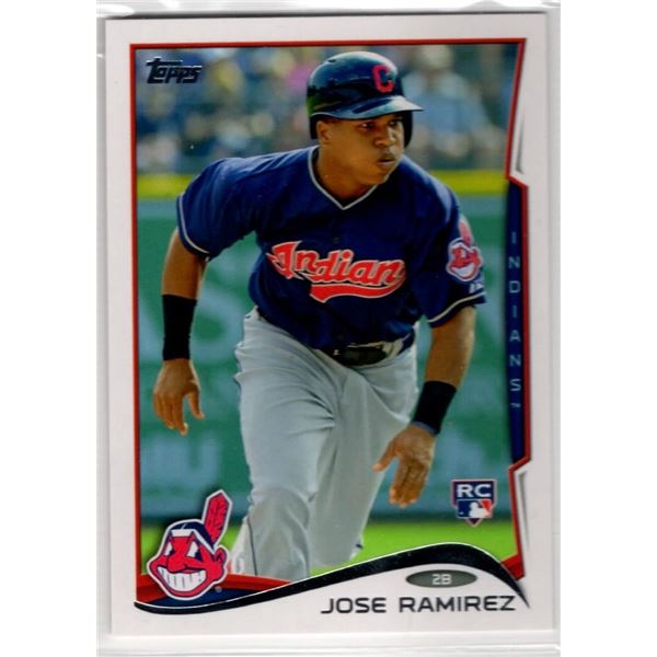 Jose Ramirez 2014 Topps Rookie Card #424