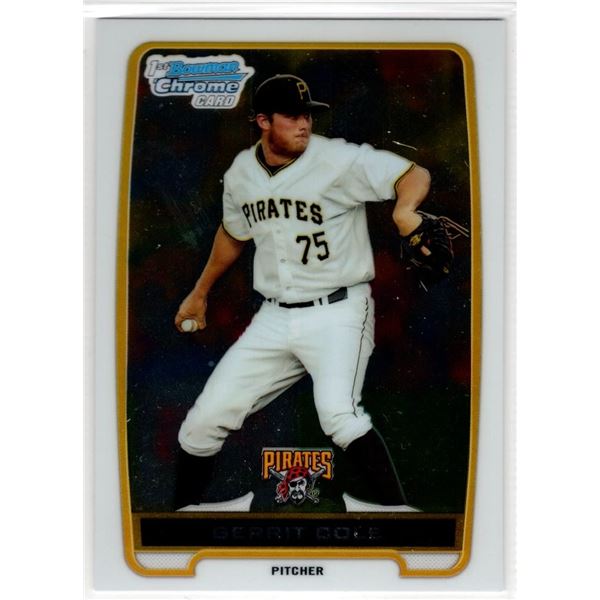 Gerrit Cole 2012 1st Bowman Chrome Card #BCP86