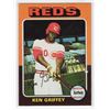 Image 1 : Ken Griffey 1975 Topps Card number 284