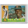 Image 1 : Bob Gibson 1960 Topps Card number 73 - 2nd Year card of One of the best ever!