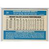 Image 2 : George Brett 1982 Donruss Card number 34 - Fifth Year card - Only one of those years ended below a .