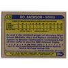 Image 2 : Bo Jackson ROOKIE CARD 1987 Topps Card number 170