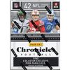 Image 3 : 2022 Panini Chronicles Football 6-Pack Blaster Box (Pink Parallels!) Look for Silver Opti-Chrome Par