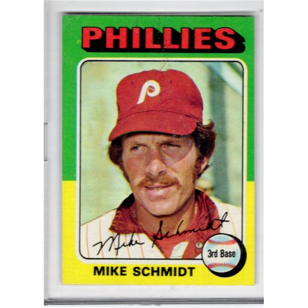 Mike Schmidt 1975 Topps Card number 70