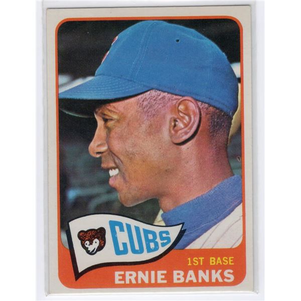 Ernie Banks 1965 Topps Card number 510