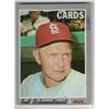 Image 1 : Red Schoendienst 1970 Topps Card number 346