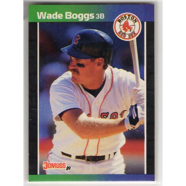 Wade Boggs 1989 Leaf Card number 68