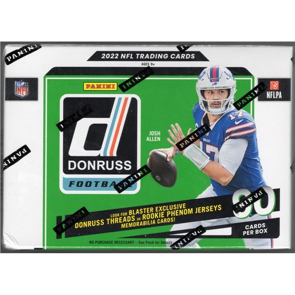 2022 Panini Donruss Football Blaster Box – Ultra Rare Optic Rated Rookie! Holo Parallels & Rookie Ph