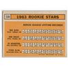 Image 2 : Max Alvis 1963 Rookie Stars 1963 Topps Card number 228