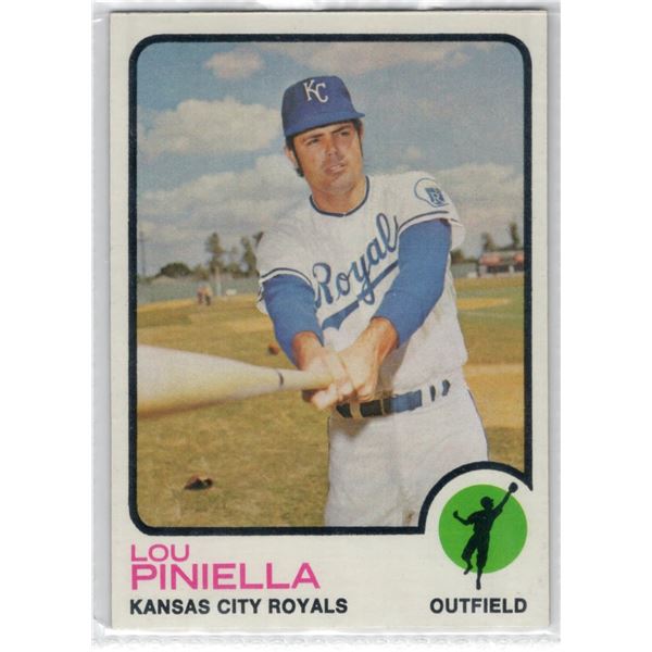 Lou Piniella 1973 Topps Card number 140